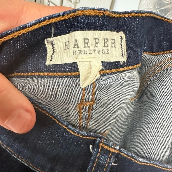 Harper High Rise Jean Shorts - Picture 4 of 9